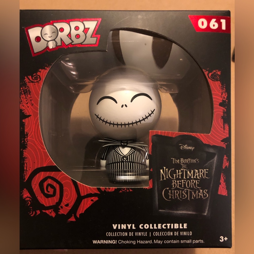 “Jack Skellington” Nightmare Before Christmas Dorbz New Never Opened